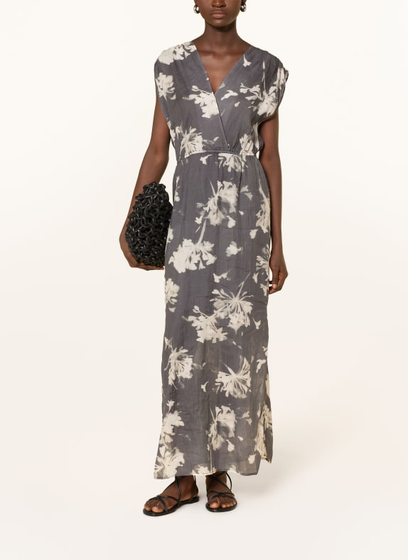 Marc O'Polo šaty TMAVĚ ŠEDÁ / BÍLÁ