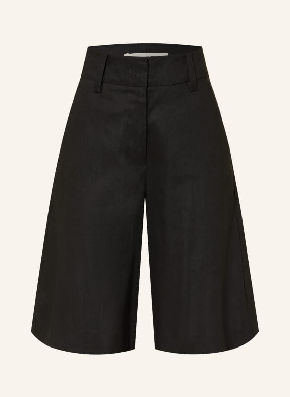 Marc O'Polo Bermudas mit Leinen SCHWARZ