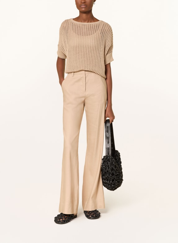 Marc O'Polo Broek met linnen CAMEL