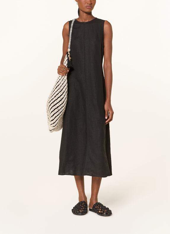 Marc O'Polo sukienka lniana CZARNY