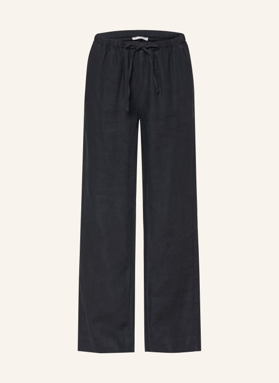 Marc O'Polo plátěné kalhoty TMAVĚ MODRÁ