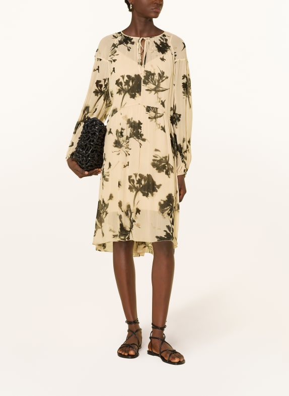 Marc O'Polo šaty BÉŽOVÁ / TMAVĚ HNĚDÁ