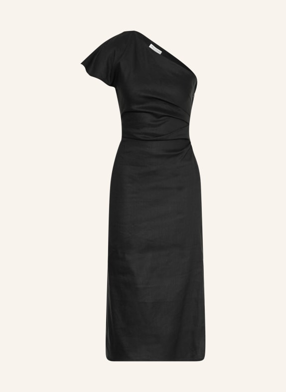 Marc O'Polo Sukienka z jednym ramiączkiem z lnu CZARNY