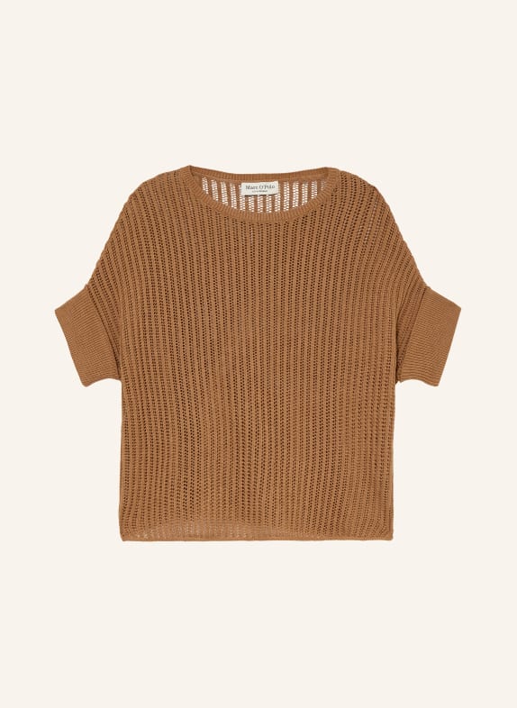 Marc O'Polo pletené tričko VELBLOUDÍ