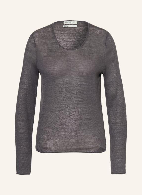 Marc O'Polo Leinenpullover DUNKELGRAU
