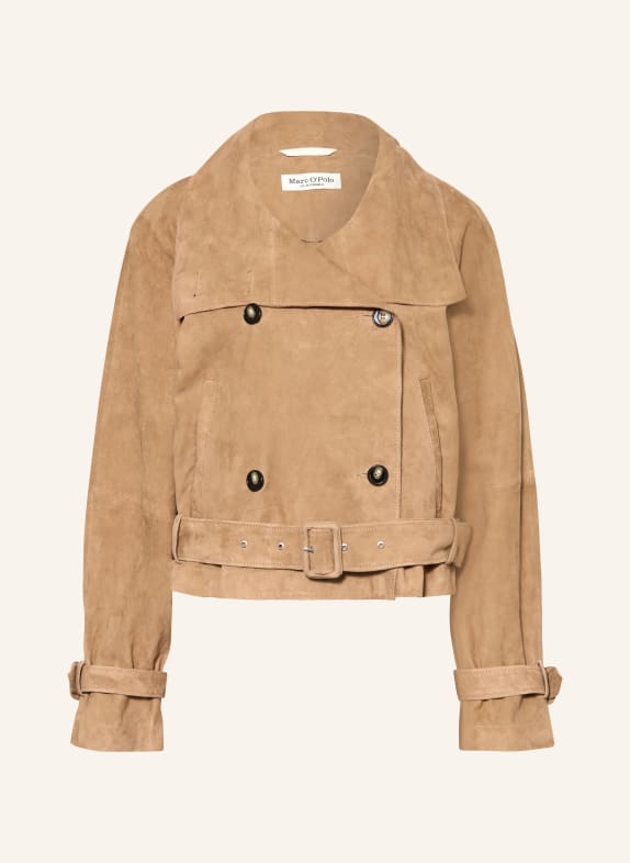 Marc O'Polo leren jas CAMEL