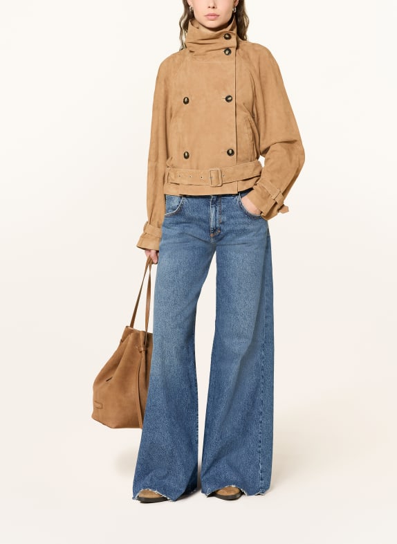 Marc O'Polo Lederjacke CAMEL