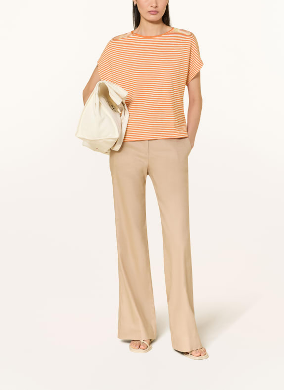 Marc O'Polo T-Shirt ORANGE / WEISS