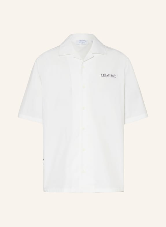 Off-White Resorthemd Comfort Fit WEISS / SCHWARZ