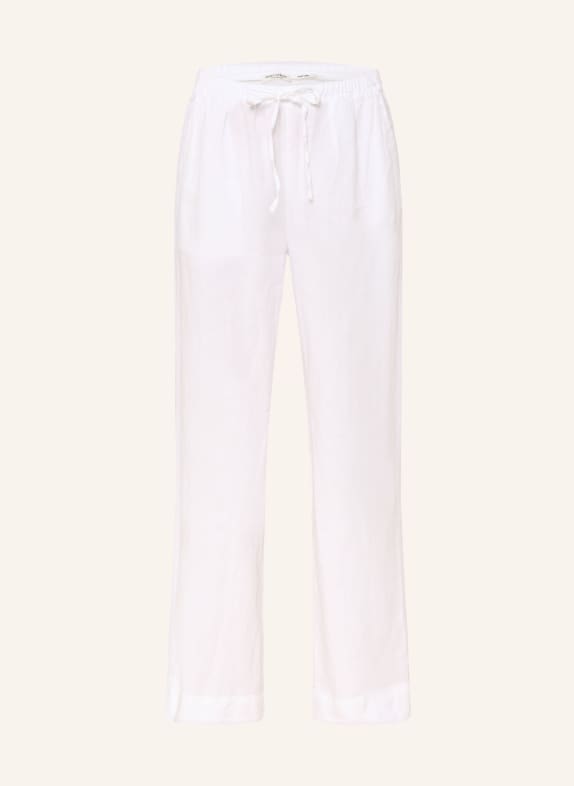Marc O'Polo Marlenehose aus Leinen WEISS