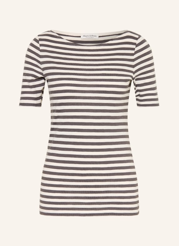 Marc O'Polo T-shirt GRIS FONCÉ / BLANC