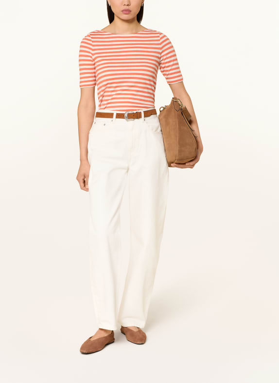 Marc O'Polo T-Shirt ORANGE / CREME
