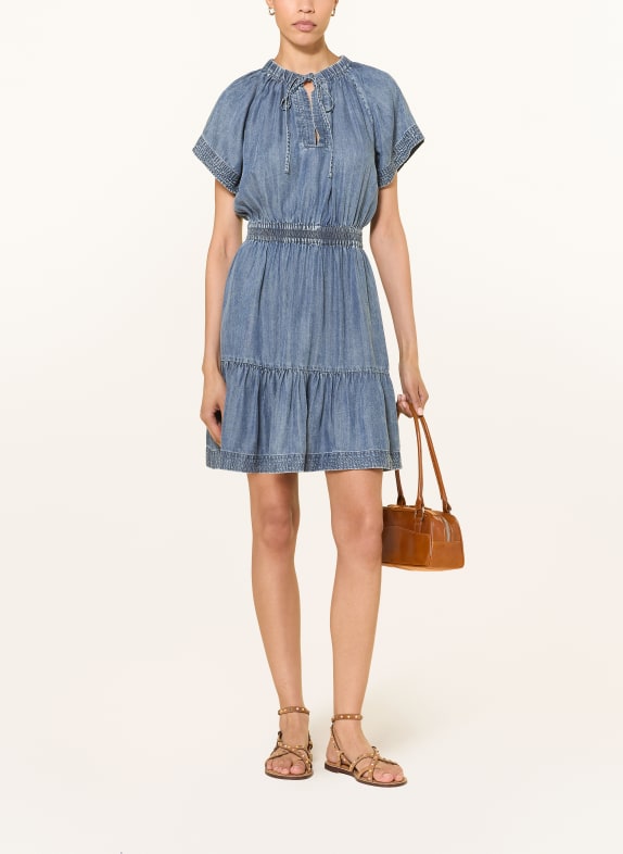 Rails Kleid CORVERA in Jeansoptik mit Rüschen BLAU