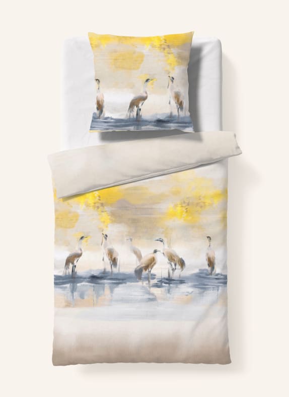 fleuresse Bettwäsche BED ART S GELB / HELLGELB