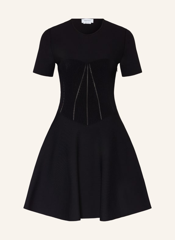 McQUEEN sukienka koktajlowa CZARNY