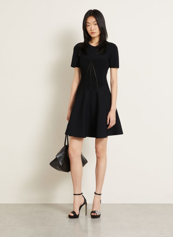 McQUEEN Cocktailkleid SCHWARZ