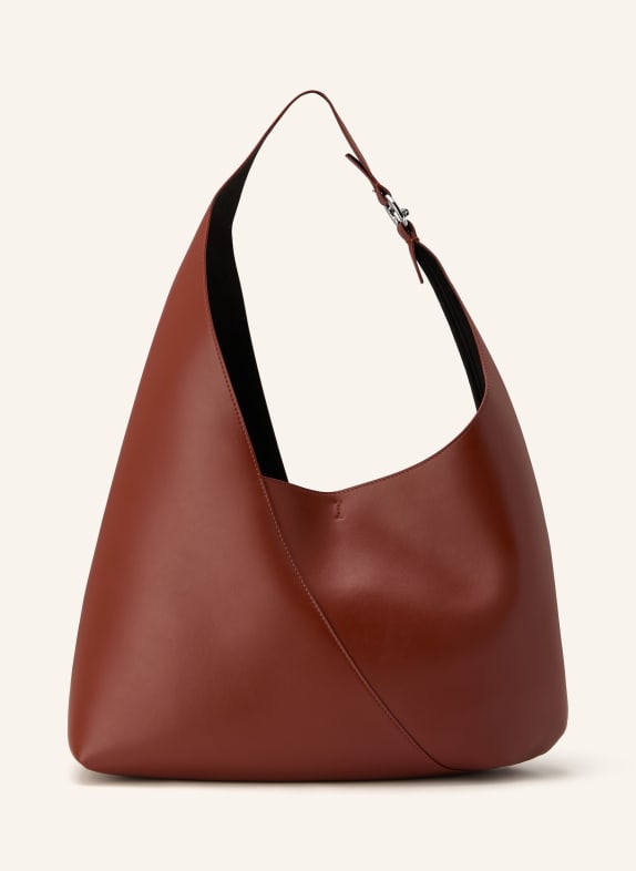 SAMSØE  SAMSØE SAKAIA shoulder bag with pouch BROWN / SILVER