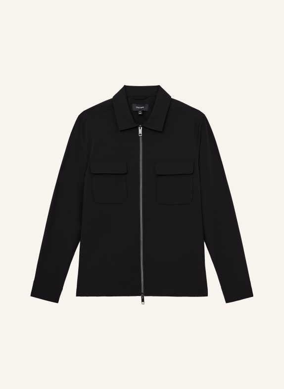 REISS Overshirt ASCEND SCHWARZ