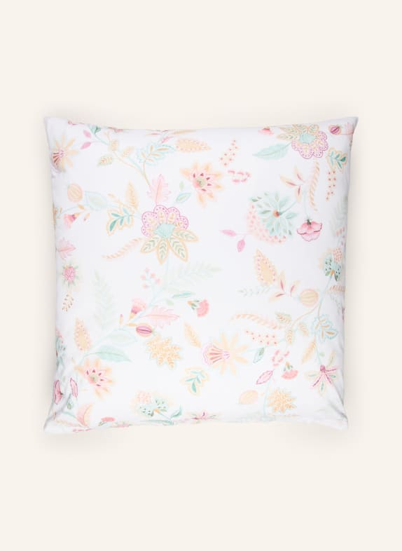 SCHLOSSBERG Housse de coussin IMA BLANC / BEIGE / BLEU PÉTROLE