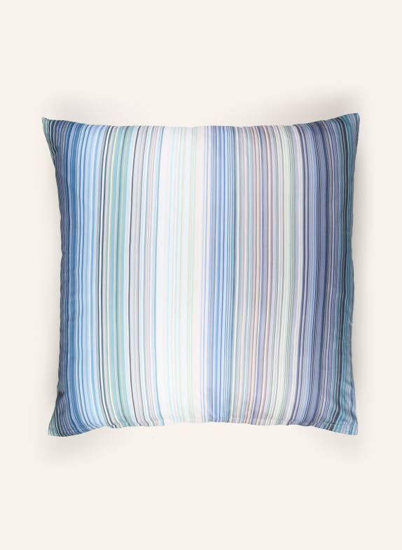 SCHLOSSBERG Housse de coussin LORIS BEIGE / VERT / BLEU FONCÉ