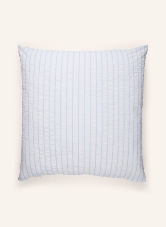SCHLOSSBERG Housse de coussin LENNY CRÈME / BLEU CLAIR