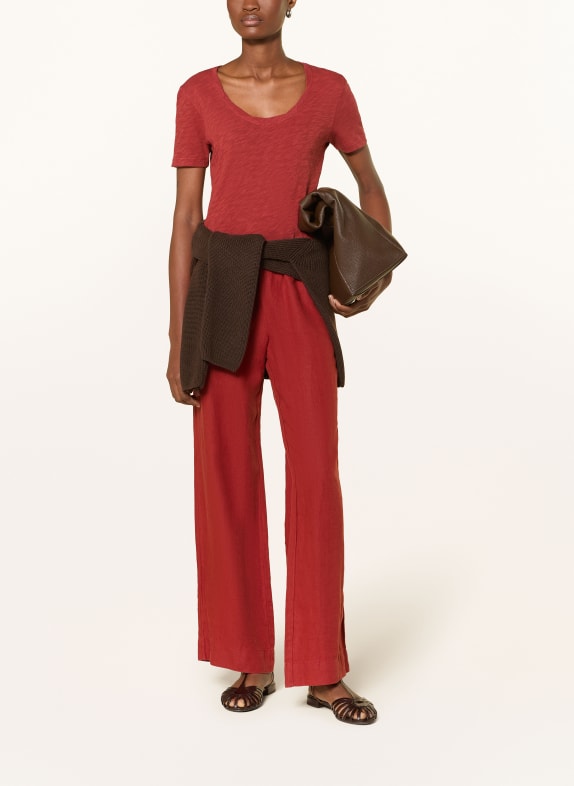 Marc O'Polo T-shirt DONKERROOD