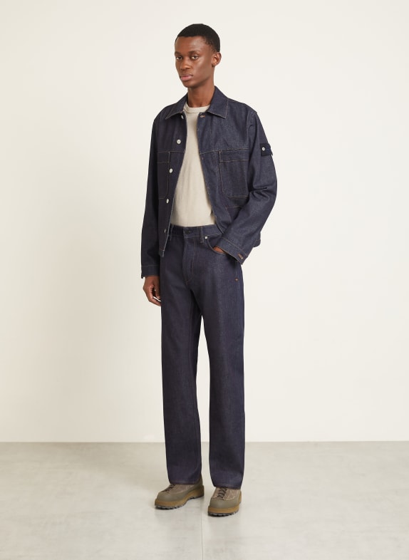 STONE ISLAND Jeans DENIM PROJECT Straight Fit VJ200 BLUE RAW