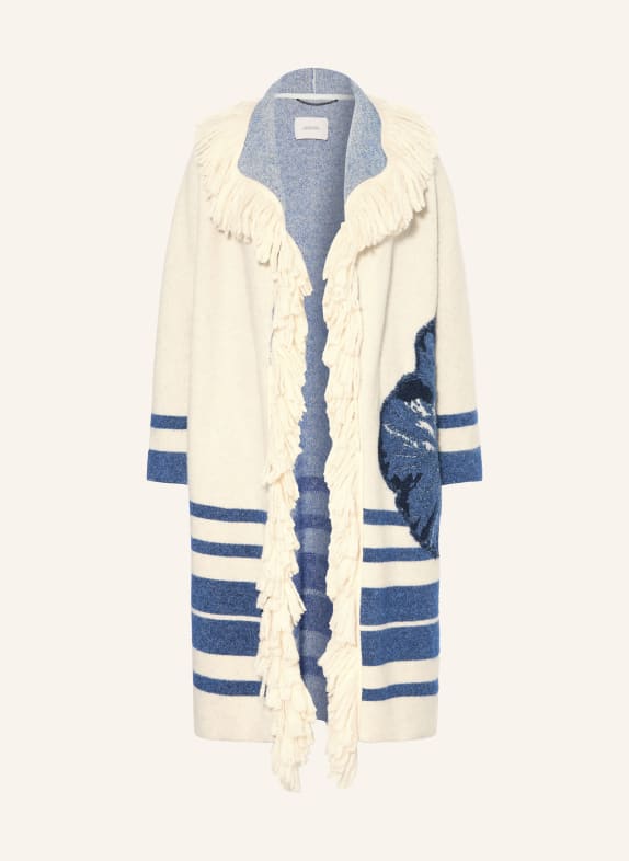 DOROTHEE SCHUMACHER Gebreide hoes POPPY GARDEN CRÈME / BLAUW