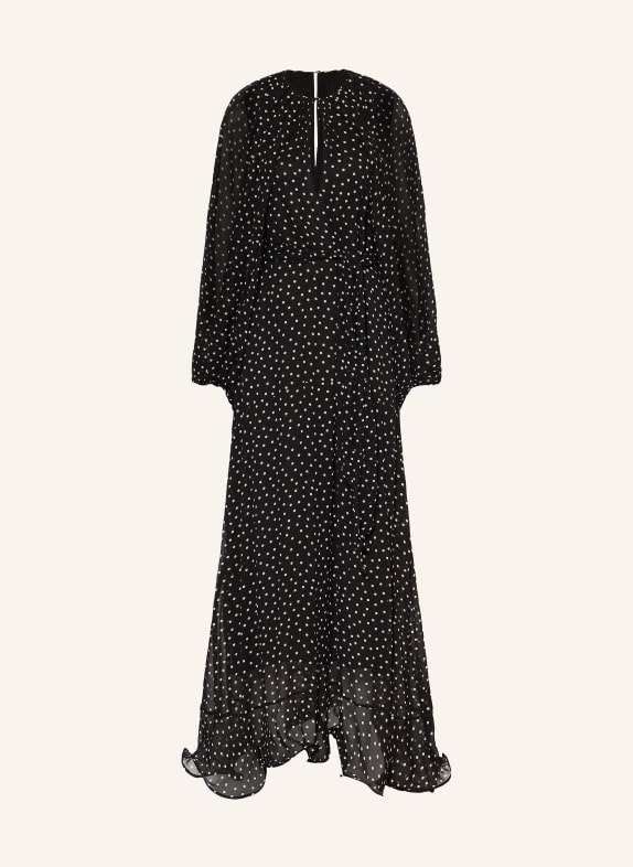 DOROTHEE SCHUMACHER Kleid DANCING DOTS mit abnehmbarer Schluppe SCHWARZ / WEISS