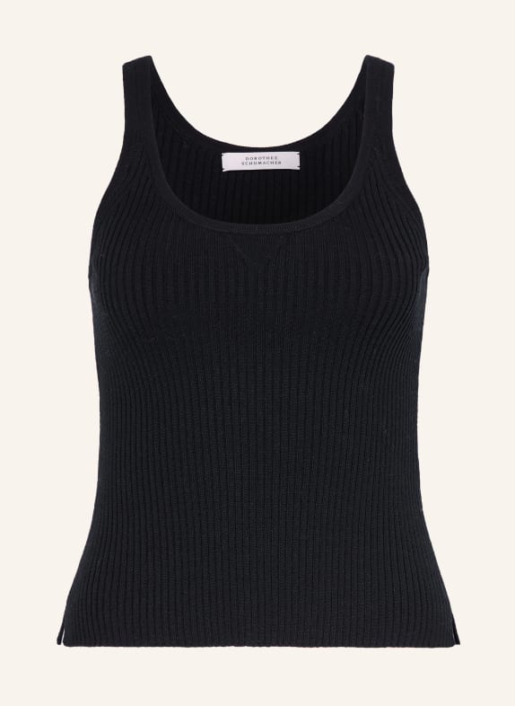 DOROTHEE SCHUMACHER Gebreide top BOHEMIAN LACE DONKERBLAUW