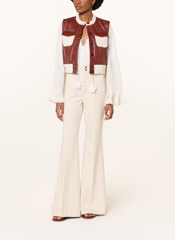 DOROTHEE SCHUMACHER Flared jeans SUMMER OF LOVE 171 champagner