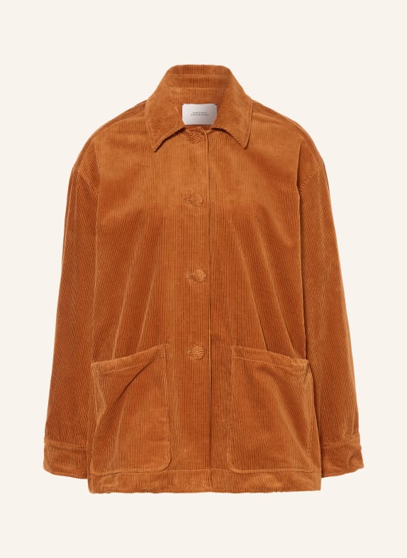 DOROTHEE SCHUMACHER Cord-Overjacket MODERN STRUCTURE COGNAC