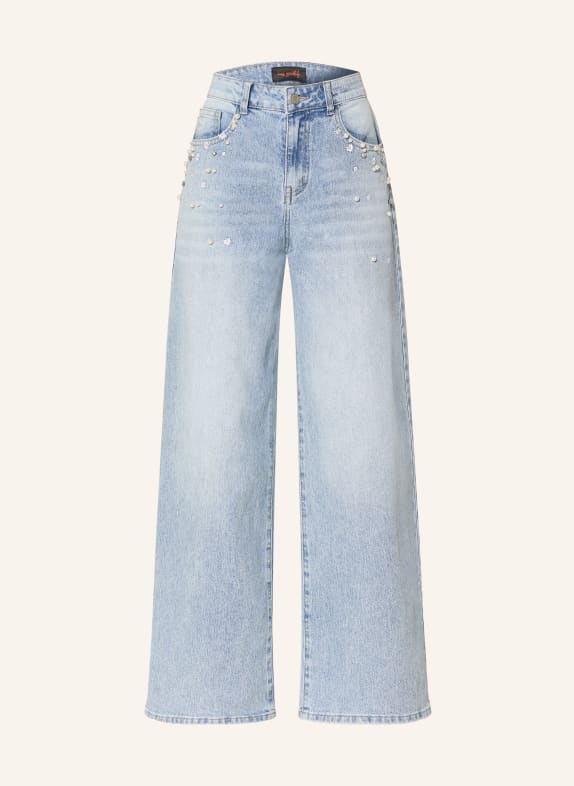 miss goodlife Jeans larges avec perles décoratives 24 BLUE