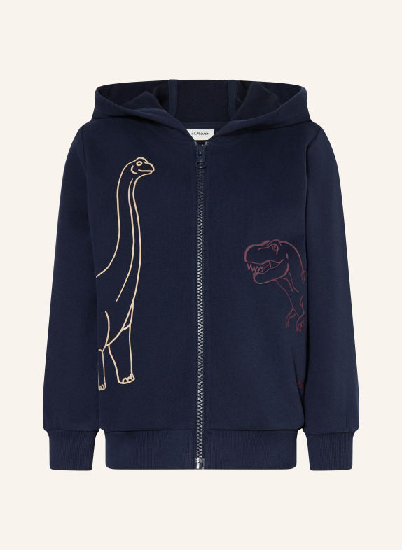 s.Oliver RED Sweatjacke DUNKELBLAU