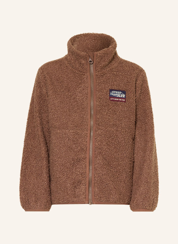 s.Oliver RED Teddyfell-Jacke BRAUN