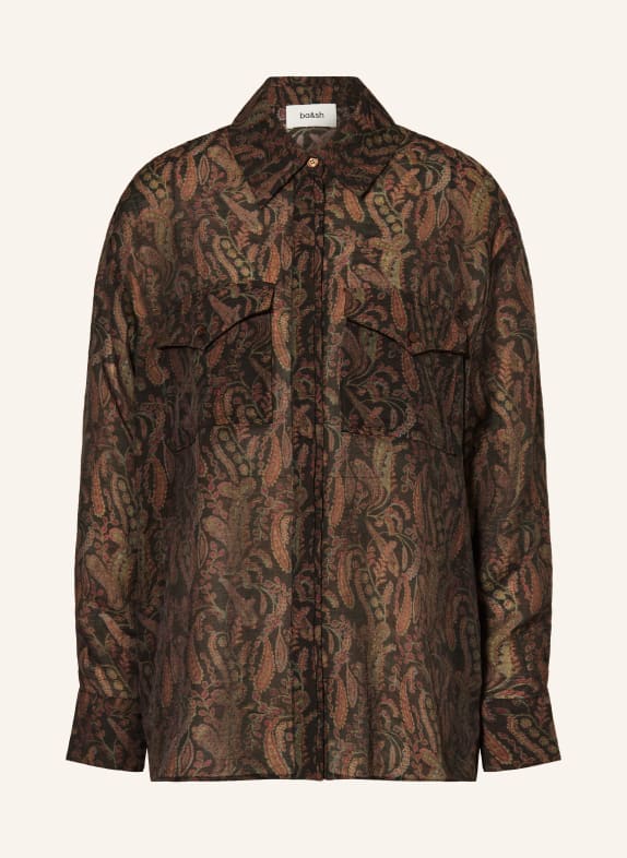 ba&sh Hemdbluse TAO DUNKELGRÜN / ROT / HELLGRÜN