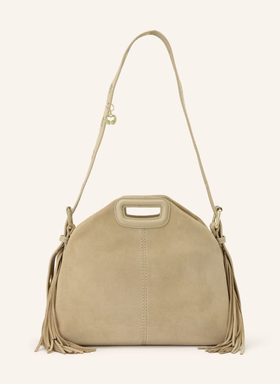 maje Handtasche HELLBRAUN / GOLD