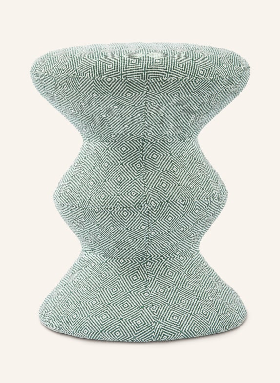 POLSPOTTEN Kruk ZIG ZAG LICHTGROEN / DONKERGROEN