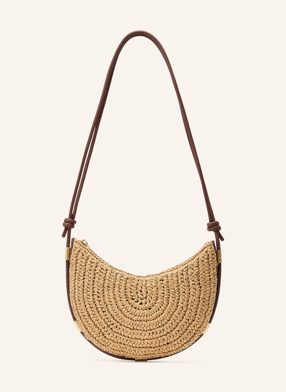 REISS Torba na ramię HARRIET CAMELOWY / ZŁOTY / BRĄZOWY