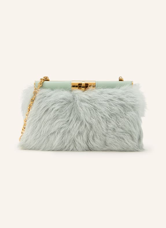 DOLCE & GABBANA Umhängetasche MARLENE HELLGRÜN / GOLD