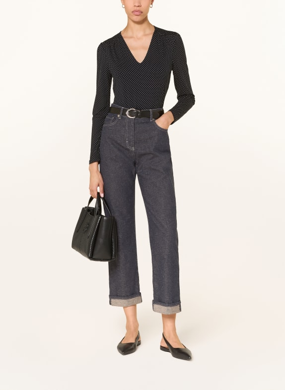 HOBBS Longsleeve HANNAH DONKERBLAUW