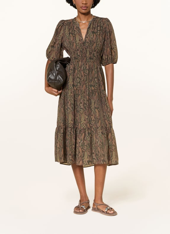 ba&sh Kleid TANYSSA BRAUN / ALTROSA / GRÜN