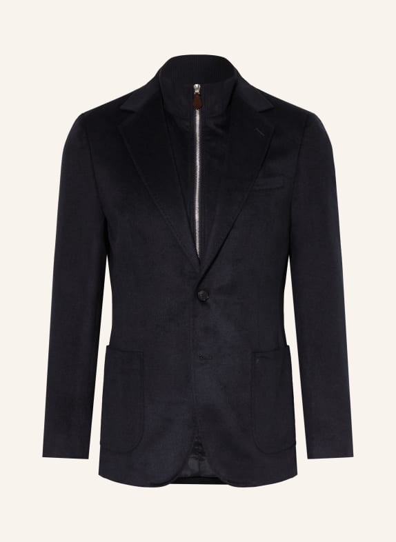 REISS Sakko PATCH Tailored Fit mit herausnehmbarer Blende DUNKELBLAU