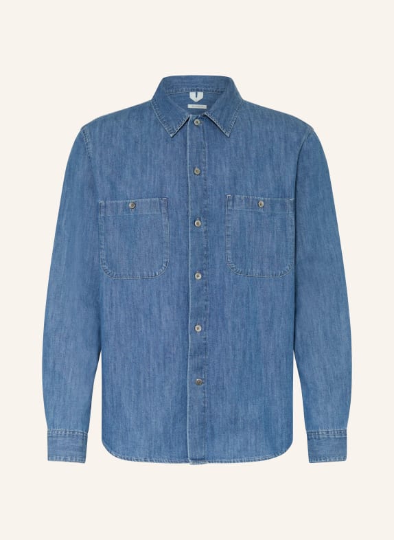 ARKET Chemise en jean coupe décontractée BLEU