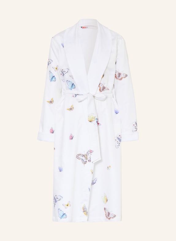 Christian Fischbacher Unisex-Bademantel VANESSA WEISS / GELB / BLAU