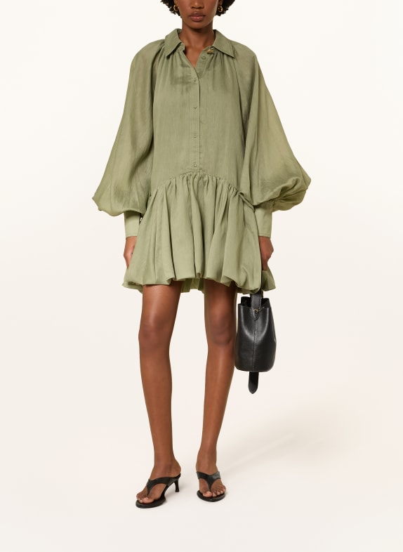 Aje. Hemdblusenkleid MIETTA GRÜN