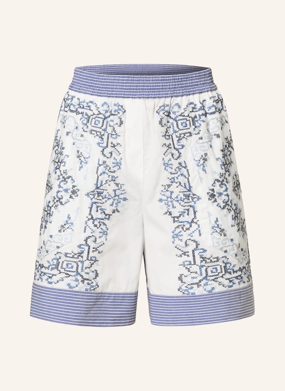 CLAUDIE PIERLOT Shorts HELLBLAU / WEISS / SCHWARZ