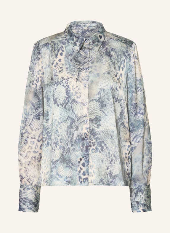 ba&sh Hemdbluse CORNELIA DUNKELBLAU / ECRU / PETROL