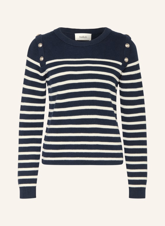 ba&sh Pullover MATIO DUNKELBLAU / CREME