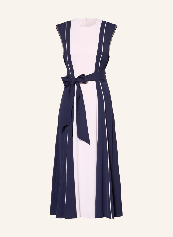 HOBBS Kleid LOUISE DUNKELBLAU / HELLROSA